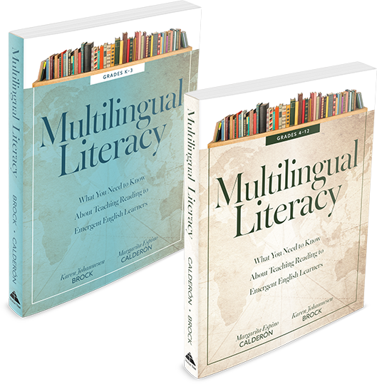 Multilingual Literacy book covers