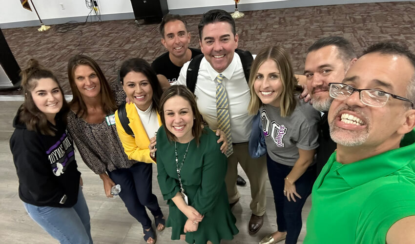 A group of Deer Valley educators