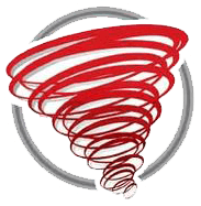 Lincoln JR High School logo of a tornado