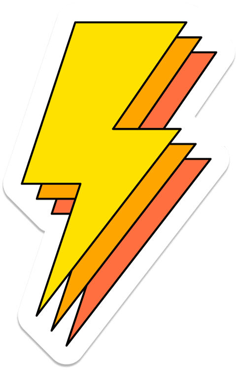 Lightning Bolt sticker